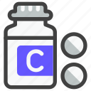 pharmacy, medicine, medical, hospital, health, vitamin, vitamin c, pills, bottle