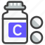 pharmacy, medicine, medical, hospital, health, vitamin, vitamin c, pills, bottle 