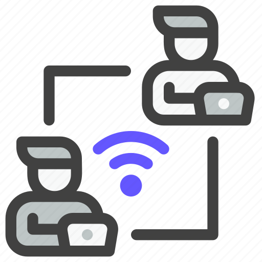 Work from home, working, remote, online, communication, wireless, discussion icon - Download on Iconfinder