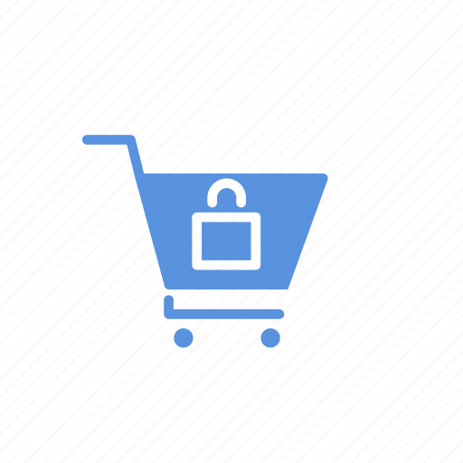 Basket, buy, cart, ecommerse, lock, sell, shop icon - Download on Iconfinder