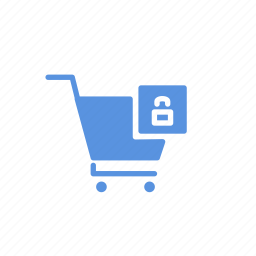 Basket, buy, cart, ecommerse, lock, sell, shop icon - Download on Iconfinder