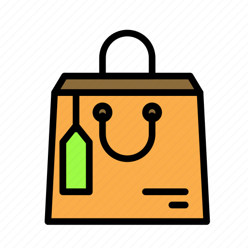 Bag, delivery, fav, save, shop, tag icon - Download on Iconfinder