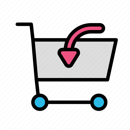 Cart, commerce, online, ping, purchase, purchasedown, shop icon - Download on Iconfinder