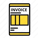 bill, invoice, tax, value