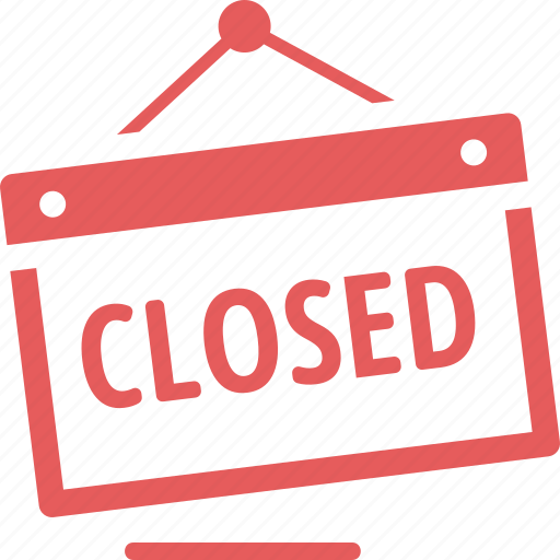 Closed shop, closed sign, shopping icon - Download on Iconfinder