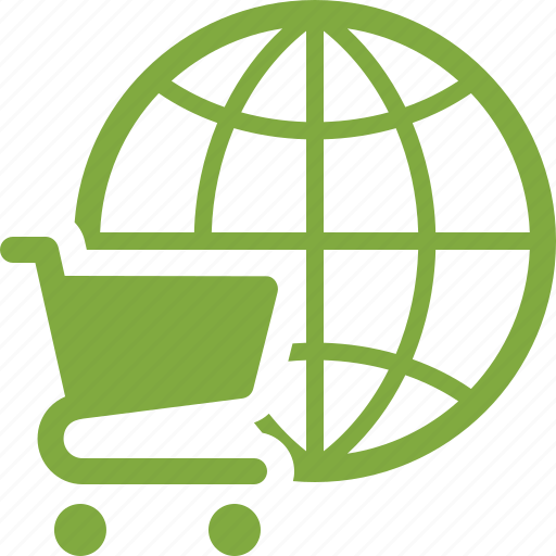 E-commerce, global shopping, shopping cart icon - Download on Iconfinder