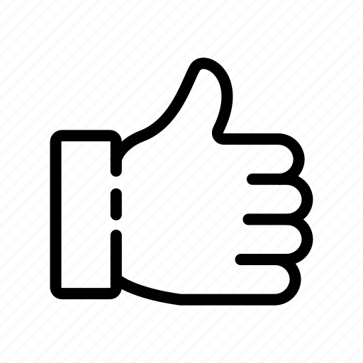 Favorite, hand, like, thumbs up icon - Download on Iconfinder