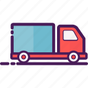 box, car, courier, delivery, service, shop, truck 