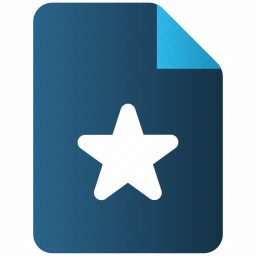 Document, e-commerce, favorite, paper, star icon - Download on Iconfinder