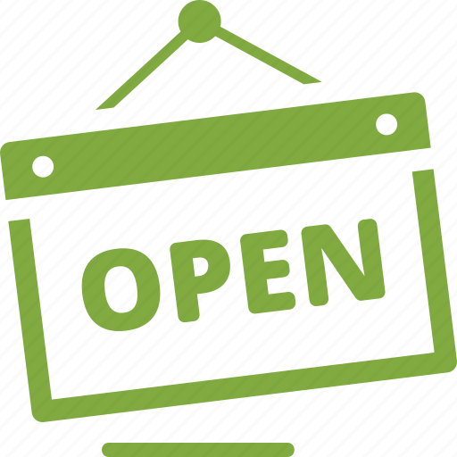 Open shop, open sign, open store icon - Download on Iconfinder