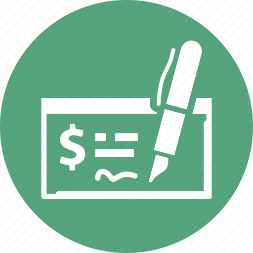 Bank check, finance, payment icon - Download on Iconfinder
