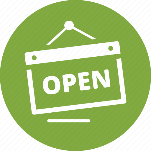 Open shop, open sign, open store icon - Download on Iconfinder
