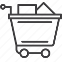 cart, full, loaded, purchase, shopping