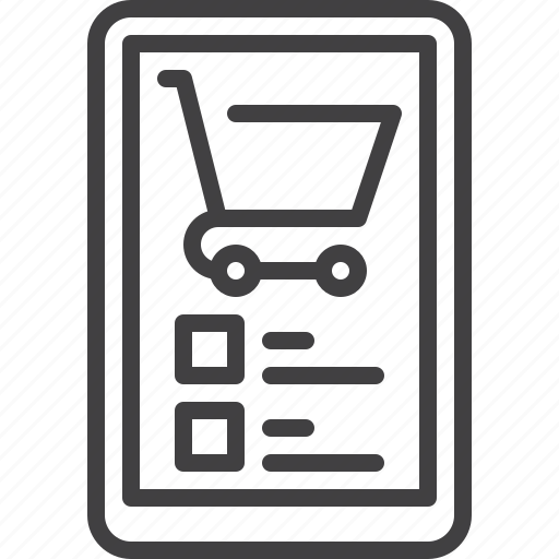 Cart, mobile, purchase, shopping icon - Download on Iconfinder