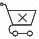 cart, delete, purchase, shopping