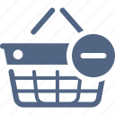 ecommerce, remove from basket, shopping basket 