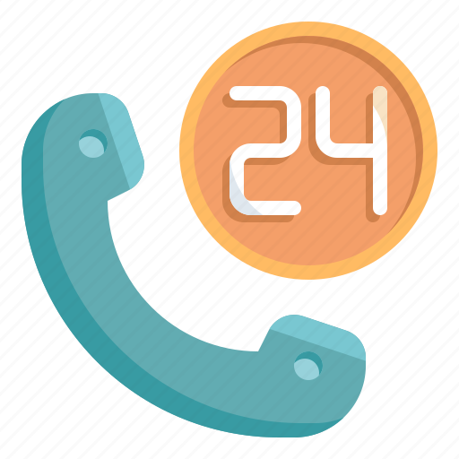 Contact, customer, service, support, hours, 24 icon - Download on Iconfinder
