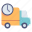 truck, shipping, delivery, time, fast 