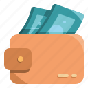 wallet, payment, cash, banknote, balance