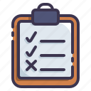 checklist, task, clipboard, check, list