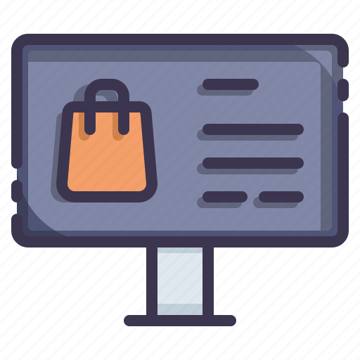 Computer, desktop, online, shopping, ecommerce icon - Download on Iconfinder