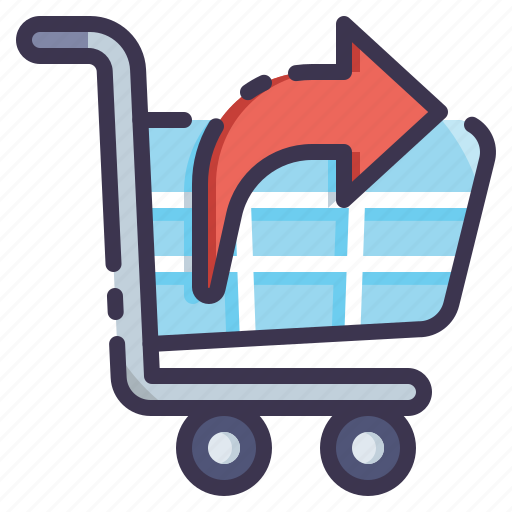 Remove, cart, ecommerce, shopping, arrow icon - Download on Iconfinder