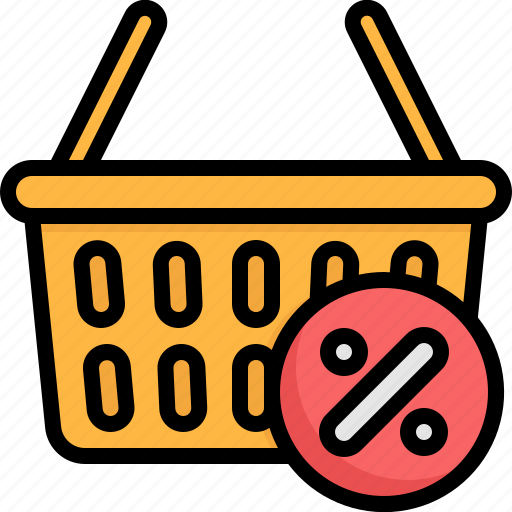 Basket, promotion, sale, discount, ecommerce, online, shopping icon - Download on Iconfinder