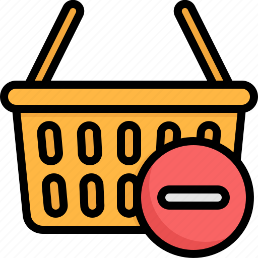 Remove, basket, ecommerce, commerce, online, shopping icon - Download on Iconfinder