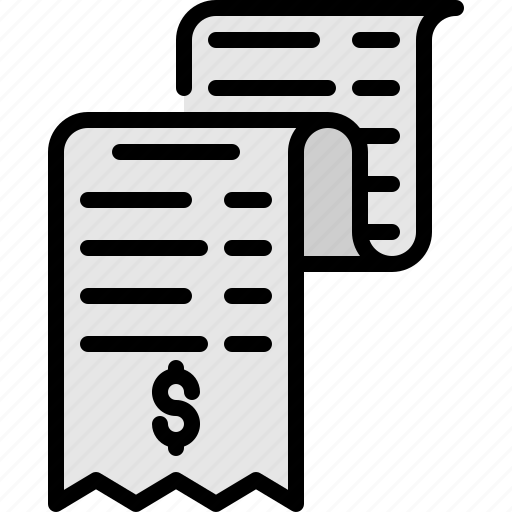 Receipt, bill, invoice, ecommerce, commerce, cash, money icon - Download on Iconfinder
