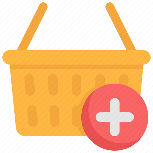 Add, basket, plus, cart, ecommerce, commerce, online icon - Download on Iconfinder