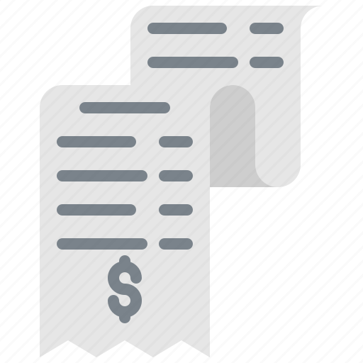 Receipt, bill, invoice, ecommerce, commerce, online, shopping icon - Download on Iconfinder