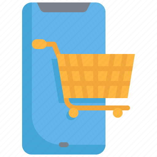 Mobile, ecommerce, commerce, online, shopping, cart icon - Download on Iconfinder