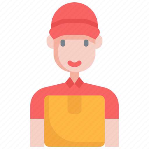 Delivery, man, shipping, ecommerce, commerce, online, shopping icon - Download on Iconfinder