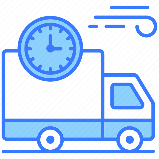 Fast delivery, delivery time, delivery truck, delivery, logistics icon - Download on Iconfinder