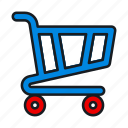 shooping, cart, shopping cart, trolley, shop, buy, basket, bag, shopping, ecommerce, store