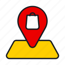shop, location, map, shop location, marker, direction, store, gps
