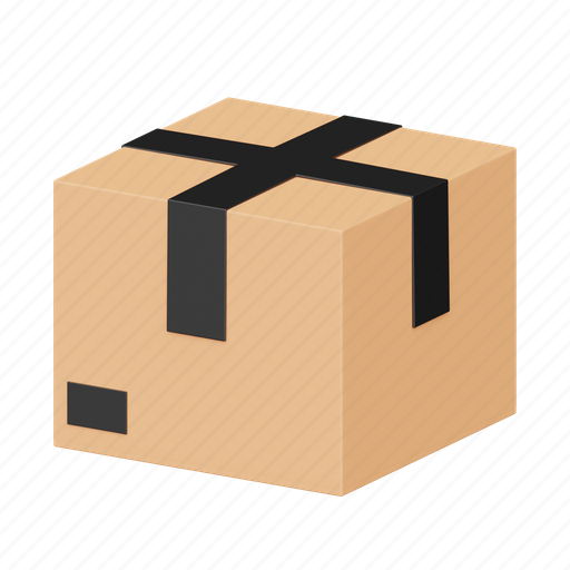 Box, delivery, transportation, gift, truck, present, package 3D illustration - Download on Iconfinder