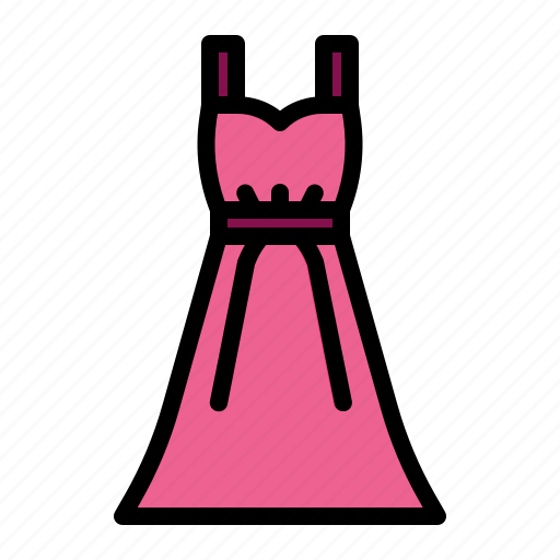 Dress, women fashion, clothing, women icon - Download on Iconfinder