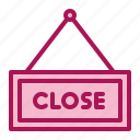 close, close sign, shopping, commerce