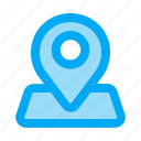 maps, and, location, map, placeholder, position, pin