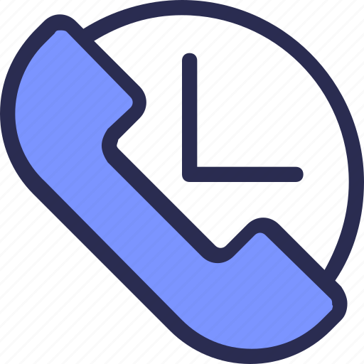 Call, commerce, customer, phone, service, time icon - Download on Iconfinder