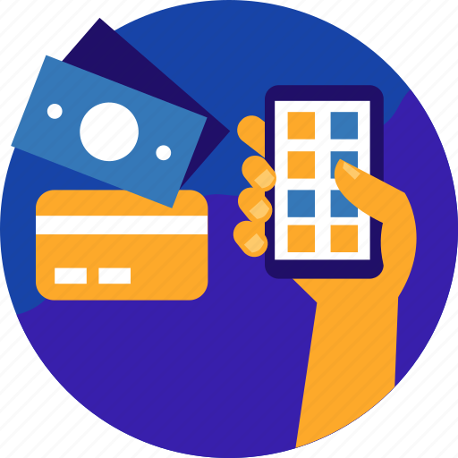 Cash, mobile, money, online, payment, shopping, smartphone icon - Download on Iconfinder