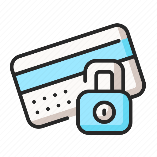 Credit card, lock, payment, secure, security icon - Download on Iconfinder