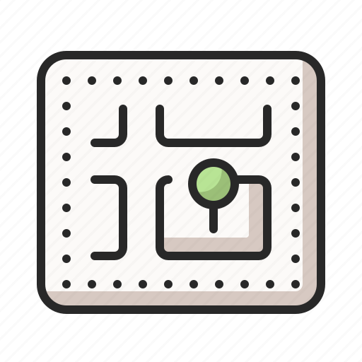 Address, branch, gps, location, map, navigation, pin icon - Download on Iconfinder