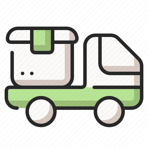 Box, delivery, logistics, shipping, transportation, truck, vehicle icon - Download on Iconfinder