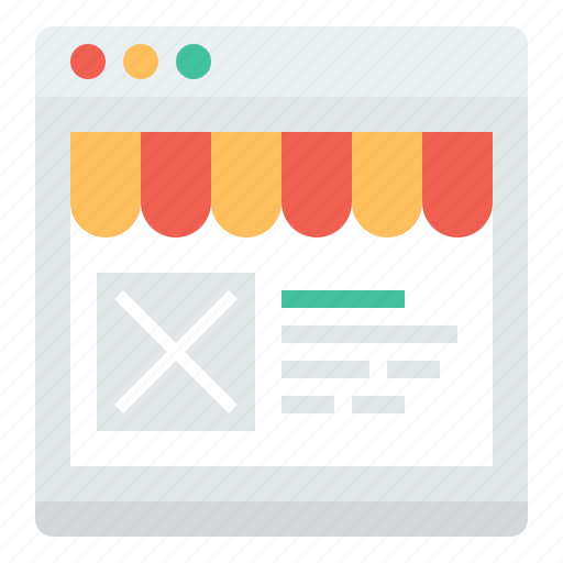 E-commerce, shop, store, web, website, browser, business icon - Download on Iconfinder