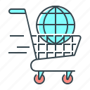 cart, e-commerce, online, online shopping, shopping, trolley