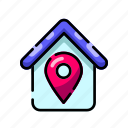 address, home, map, house, location