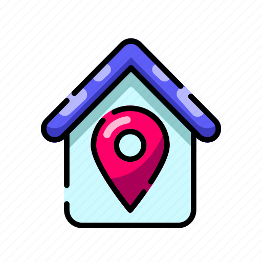 Address, home, map, house, location icon - Download on Iconfinder