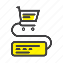 cart, ecommerce, online, shop, shopping, till, webshop 